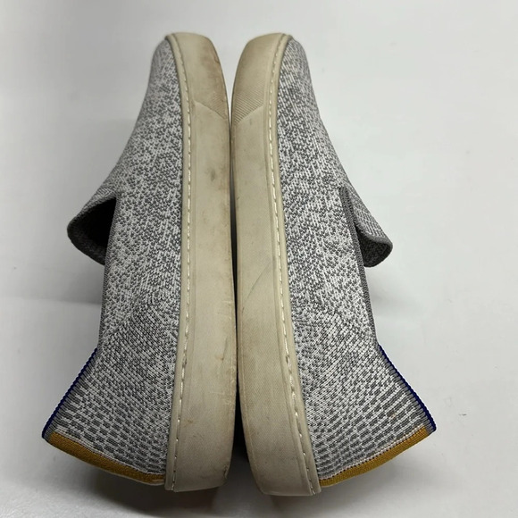Rothy’s The Original Slip On Sneaker Shoes White Gray Opal Python Snake 9.5 - Picture 7 of 10
